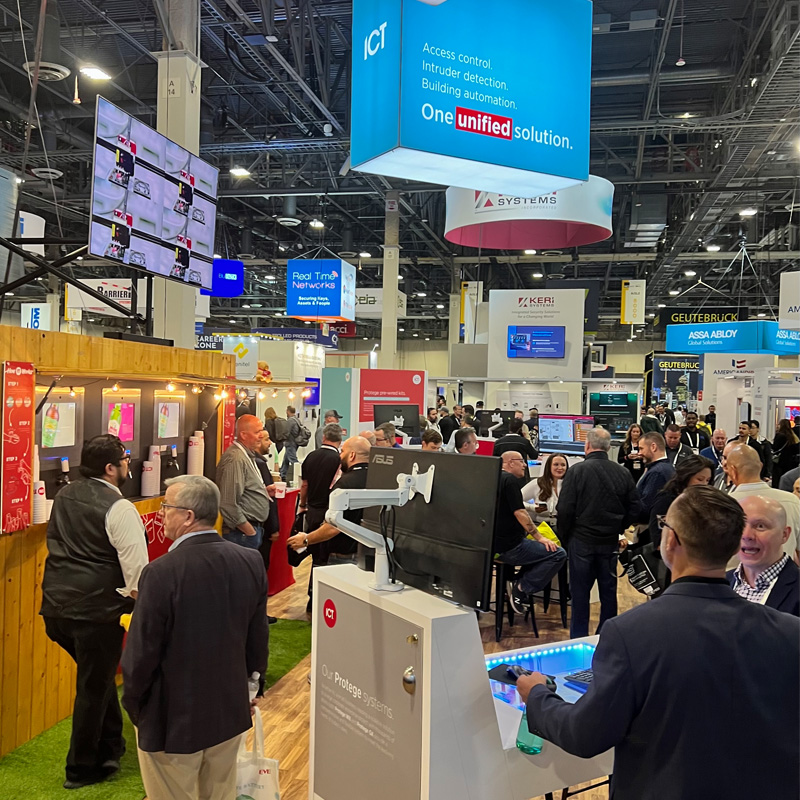 ICT booth at ISC West