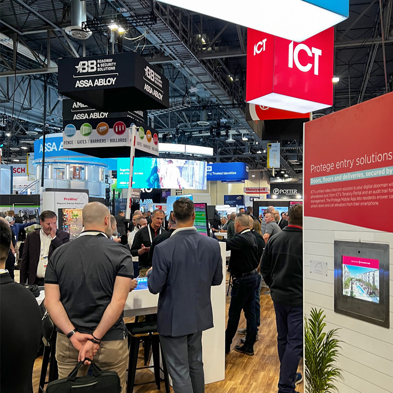 ICT booth at ISC West