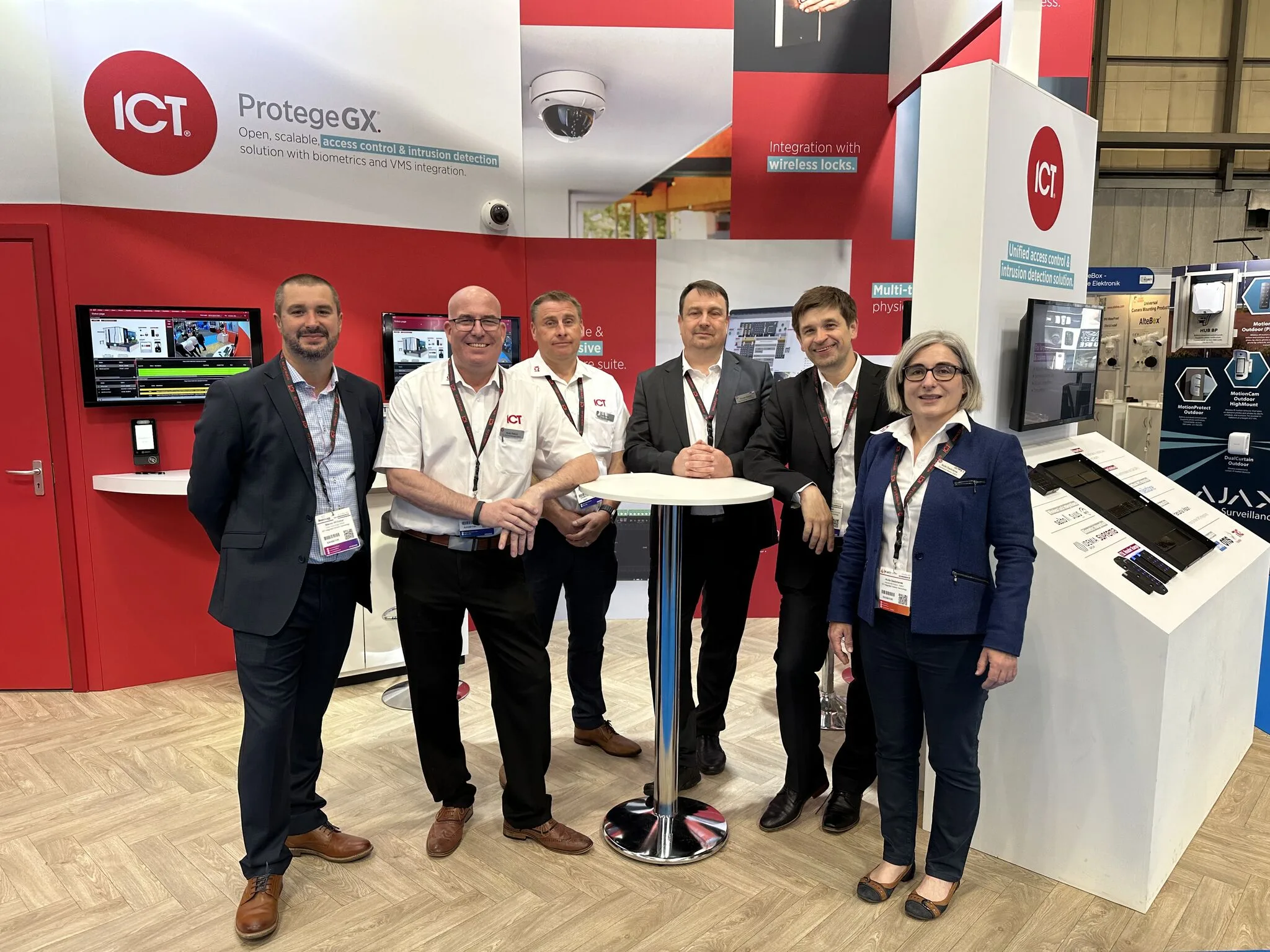 ICT trade-show booth