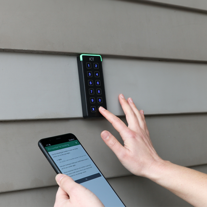 Phone at card reader with PIN