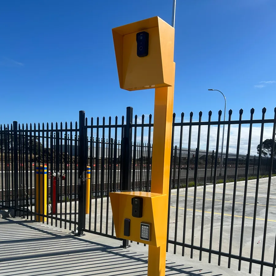 Secure gated entry at the Walkinshaw Group campus