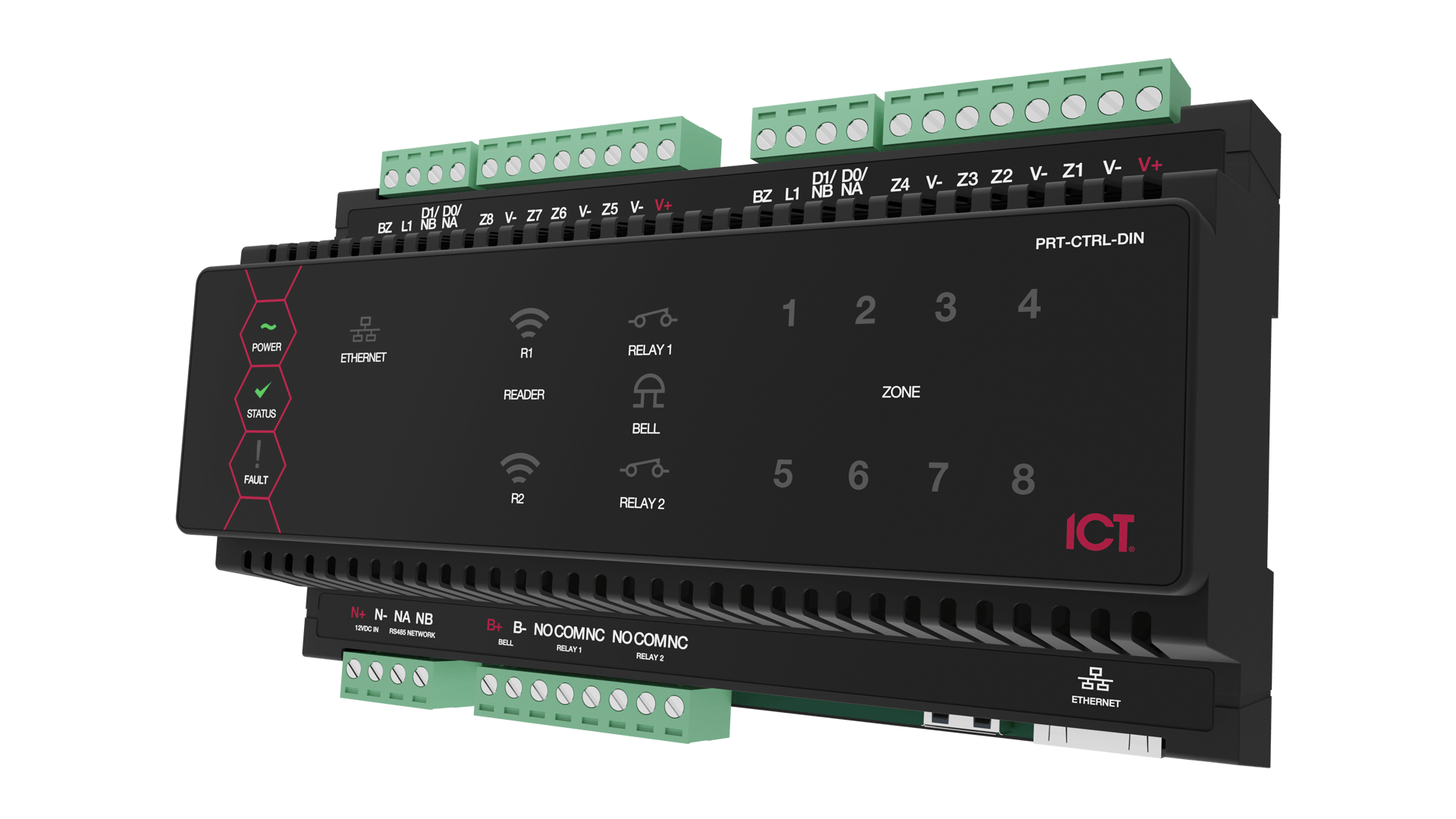 PRT-CTRL-DIN-IP Side