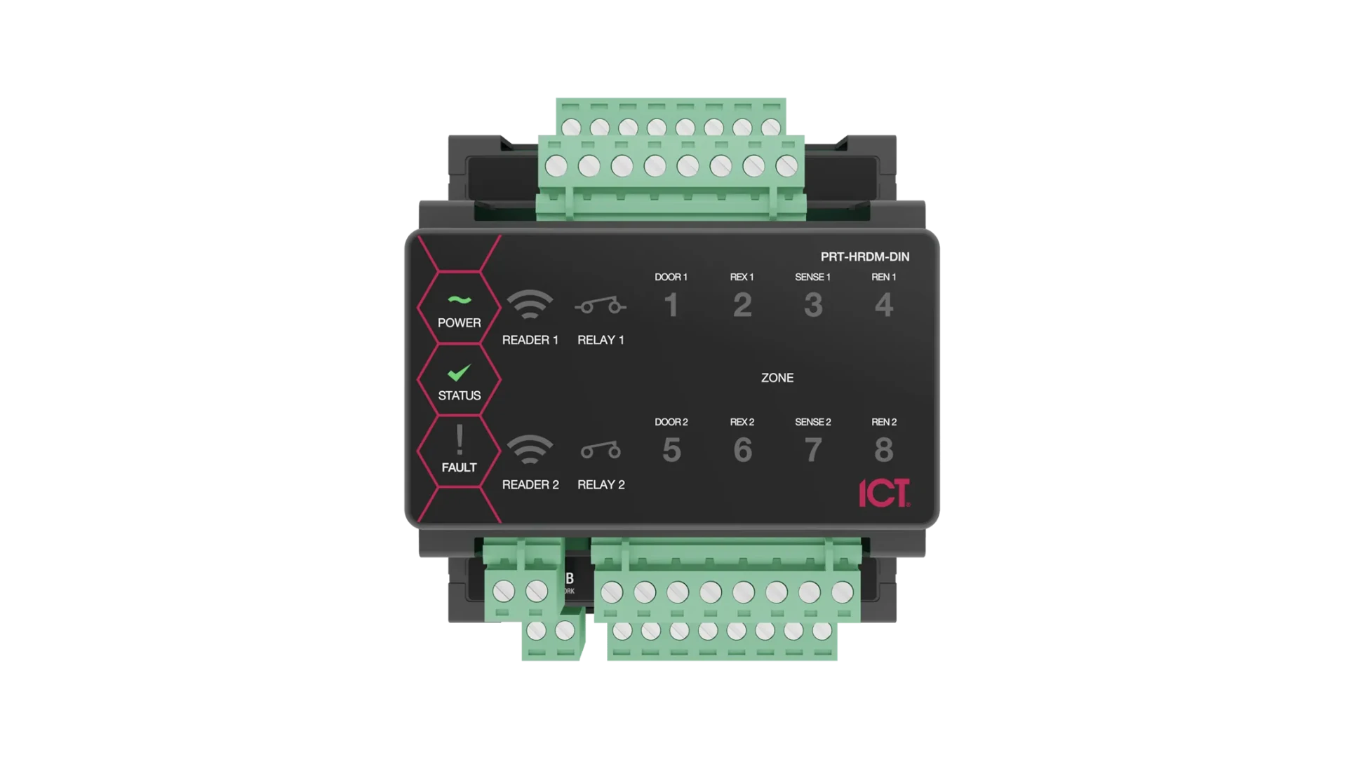 Protege Half DIN Rail 2 Reader Expander