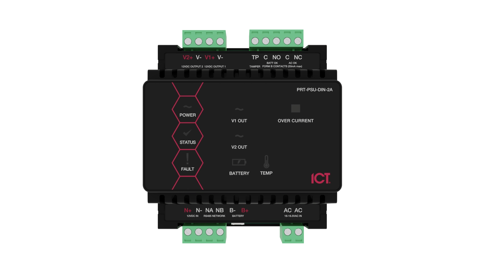 Protege DIN Rail Intelligent 2A Power Supply