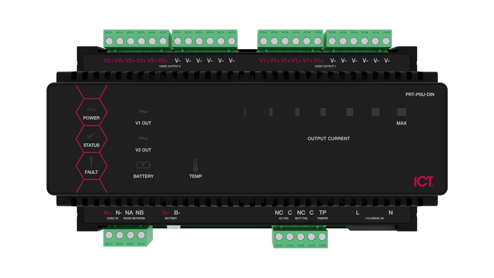 Protege DIN Rail Intelligent 8A Power Supply